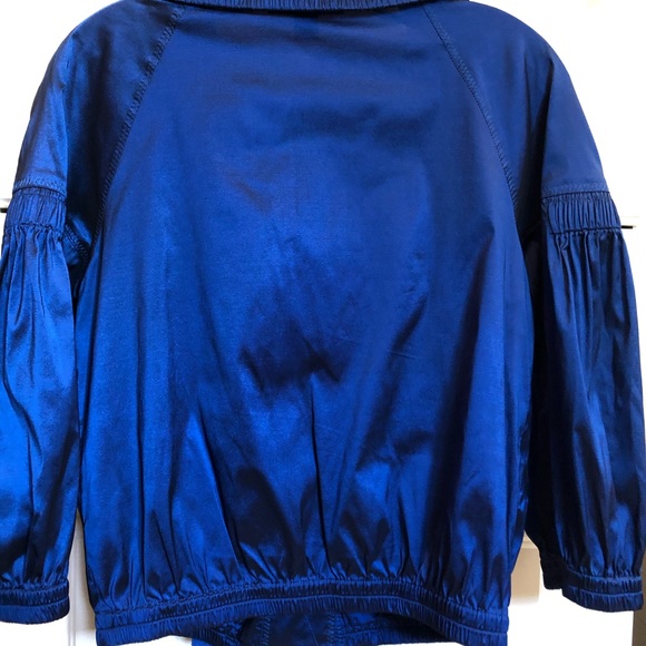 St. John cropped royal blue jacket - Picture 4 of 5